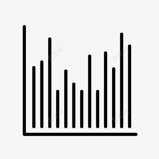 柱状图分析记录图标svg_新图网 https://ixintu.com 分析 柱状图 统计 记录