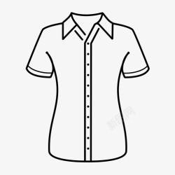 女式衬衫采购产品女式衬衫女式衬衫服装图标高清图片