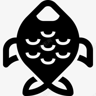 鱼食物鲑鱼图标图标