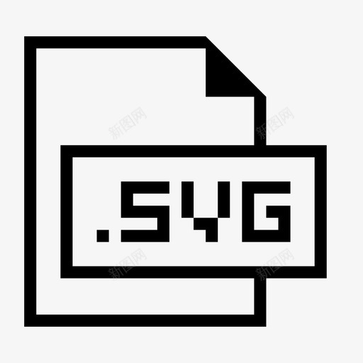 svg文件扩展名格式图标svg_新图网 https://ixintu.com svg文件 扩展名 文件格式和扩展名 格式