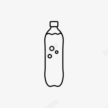 汽水瓶瓶装水碳酸饮料图标图标