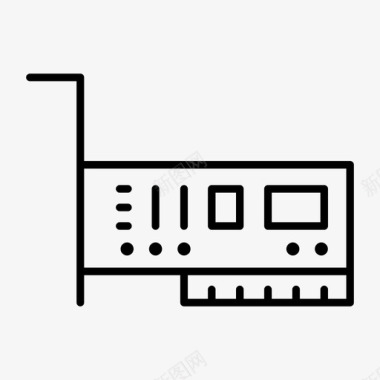 局域网卡电脑电脑配件图标图标