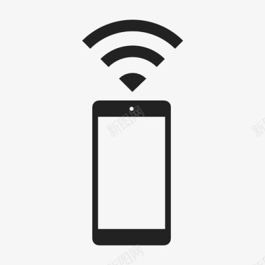 智能手机wifi连接移动图标图标