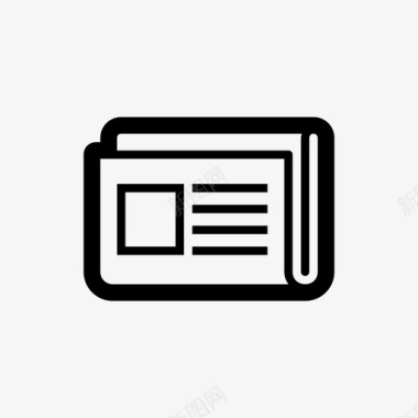 报纸文章博客图标图标