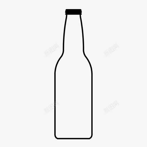 啤酒瓶酒精饮用图标svg_新图网 https://ixintu.com 啤酒瓶 酒精 醉酒 饮用