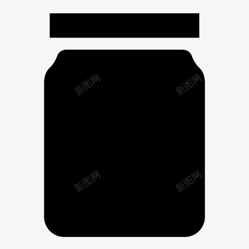 罐头瓶子果酱图标svg_新图网 https://ixintu.com 果酱 瓶子 罐头 食物