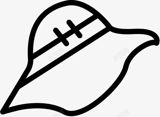 女帽配饰时尚图标svg_新图网 https://ixintu.com 女帽 时尚 时尚女帽配件概述 配饰