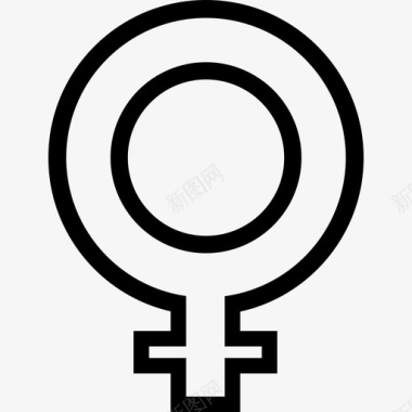 女性别标牌图标图标