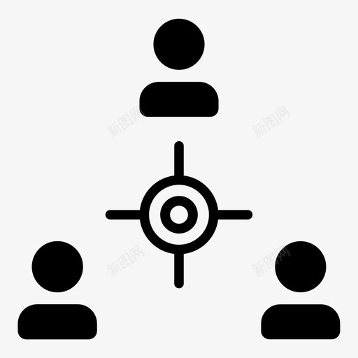 目标营销目标受众目标群体图标svg_新图网 https://ixintu.com 目标受众 目标用户 目标群体 目标营销
