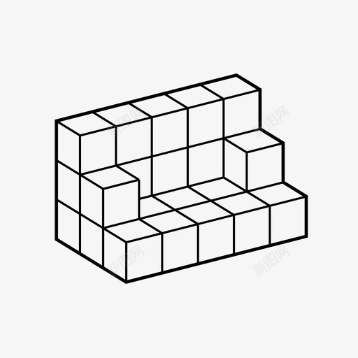 沙发建筑形式图标svg_新图网 https://ixintu.com soma立方体 建筑 形式 沙发 游戏