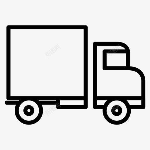 卡车货车汽车图标svg_新图网 https://ixintu.com 卡车 汽车 货车