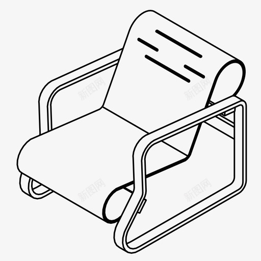 paimio椅子aalto建筑图标svg_新图网 https://ixintu.com aalto paimio椅子 家具 建筑 时尚 设计 设计椅子