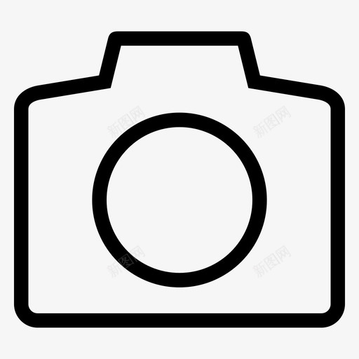 照相机数码相机摄影图标svg_新图网 https://ixintu.com 摄影 数码相机 照相机 静态照片