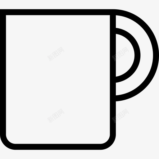 马克杯饮料咖啡图标svg_新图网 https://ixintu.com 咖啡 网线 茶 饮料 马克杯