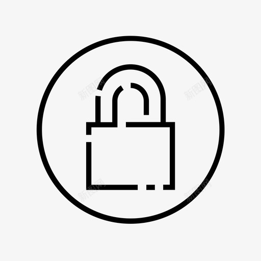 储物柜授权安全图标svg_新图网 https://ixintu.com 储物柜 安全 授权 用户界面圆形按钮