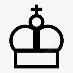 国际象棋棋局国王国际象棋皇冠图标高清图片