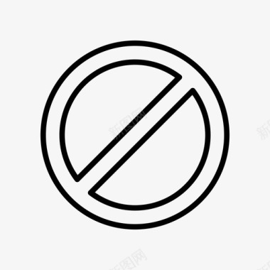 禁止禁止圈图标图标