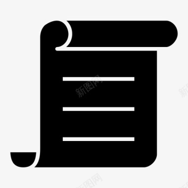 文件纸张纸质文件图标图标