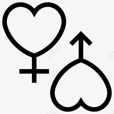 情侣女性爱情图标图标