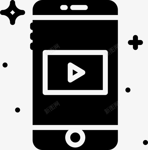 视频通信功能图标svg_新图网 https://ixintu.com smashicons移动功能固态 功能 移动 视频 通信