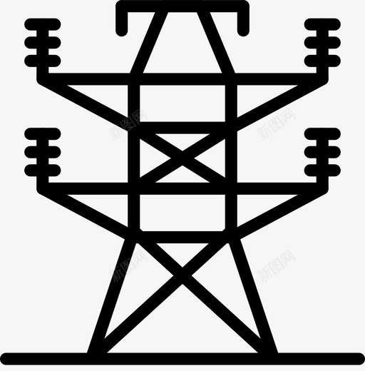 电塔生态工业图标svg_新图网 https://ixintu.com 史密克生态概述 塔架 工业 生态 电塔