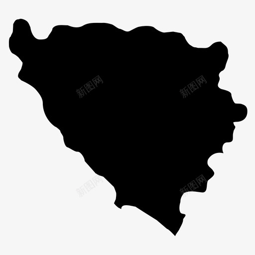 波斯尼亚和黑塞哥维那国家欧洲图标svg_新图网 https://ixintu.com 国家 地图 欧洲 波斯尼亚和黑塞哥维那