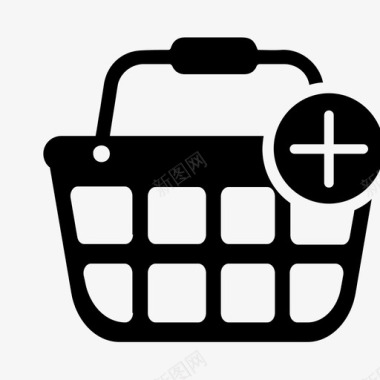 添加到篮子购物篮电子商务购物图标图标