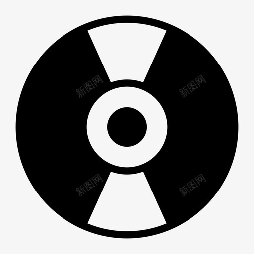 影碟图标svg_新图网 https://ixintu.com 影碟