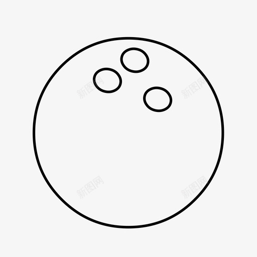 保龄球乐趣游戏图标svg_新图网 https://ixintu.com 乐趣 保龄球 游戏 球 运动