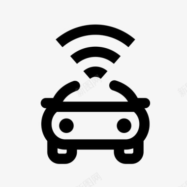 智能汽车汽车wifi车内wifi图标图标