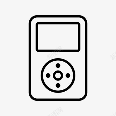 mp3播放器小工具ipod图标图标