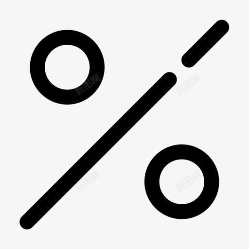 百分比数学百分比符号图标svg_新图网 https://ixintu.com 严重的办公室差距 数学 比率 百分比 百分比符号