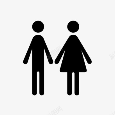 夫妻家庭爱情图标图标