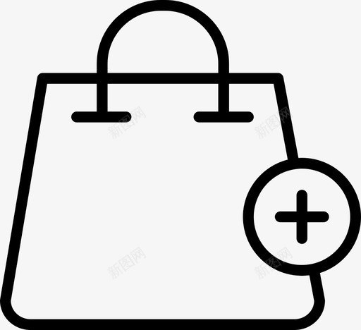 购物袋购物车电子商务图标svg_新图网 https://ixintu.com 商店 电子商务 购物袋 购物车
