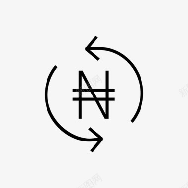 奈拉货币外汇图标图标