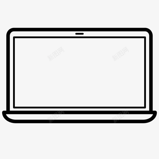笔记本电脑电脑显示器图标svg_新图网 https://ixintu.com 便携式电脑 技术 显示器 电子产品 电脑 笔记本电脑