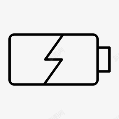电池充电充电器电源图标图标