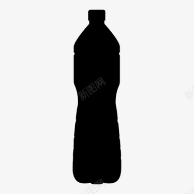 水瓶瓶盖玻璃图标图标