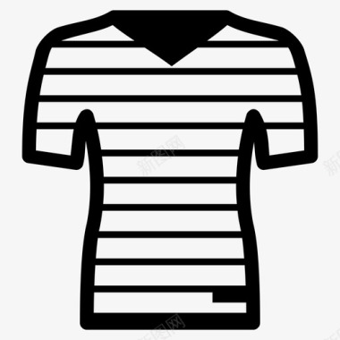 球衣衣服足球球衣图标图标
