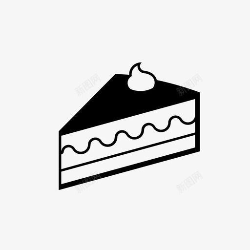 蛋糕生日美味图标svg_新图网 https://ixintu.com 切片 派对 甜食 生日 美味 蛋糕