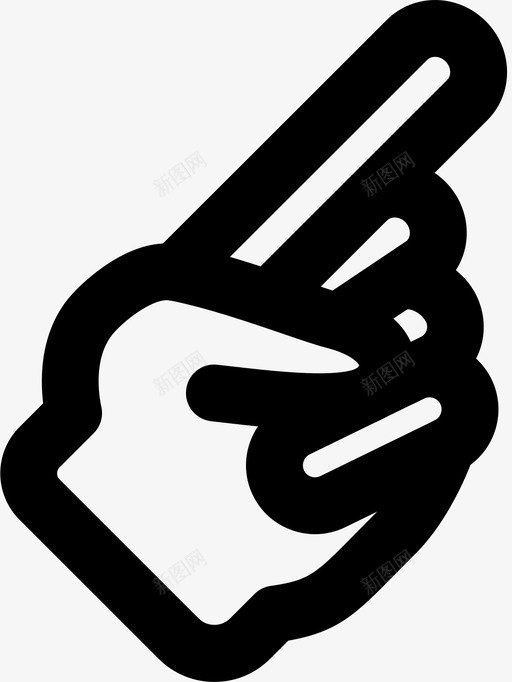 显示对角线手指手势图标svg_新图网 https://ixintu.com smashicons手势2md大纲 手 手势 手指 显示对角线