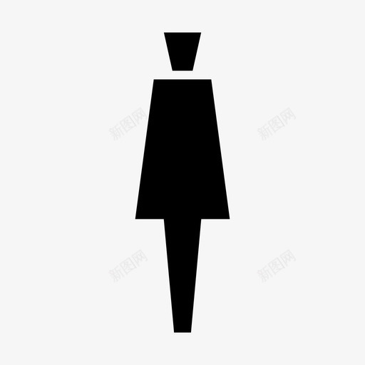 提卡女女人图标svg_新图网 https://ixintu.com 人 厕所 女 提卡女 比克广告集