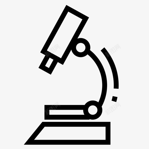 显微镜医学科学家图标svg_新图网 https://ixintu.com 医学 显微镜 显微镜医学 科学家