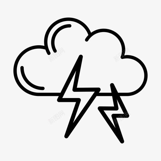 云自然天气图标svg_新图网 https://ixintu.com 云 冒险第1部分 天气 自然