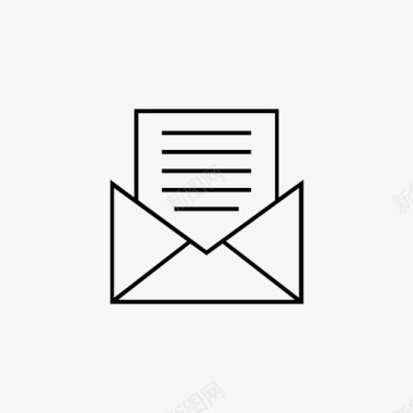 文件信件邮件图标图标