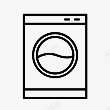 洗衣机用具清洁用具图标图标
