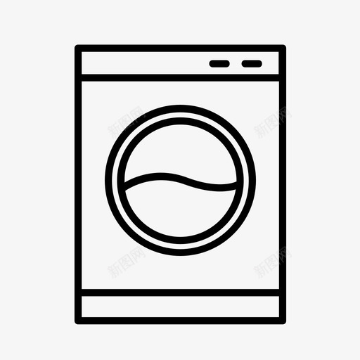 洗衣机用具清洁用具图标svg_新图网 https://ixintu.com 洗衣机 清洁用具 用具
