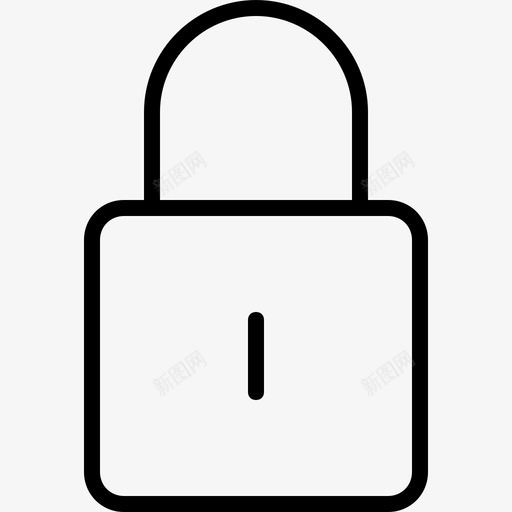 锁挂锁安全图标svg_新图网 https://ixintu.com 安全 挂锁 锁