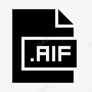 aif扩展名文件图标图标