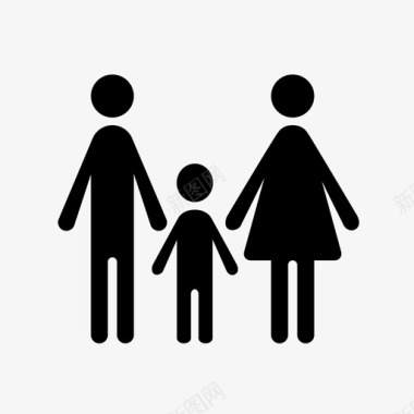家庭孩子夫妻图标图标